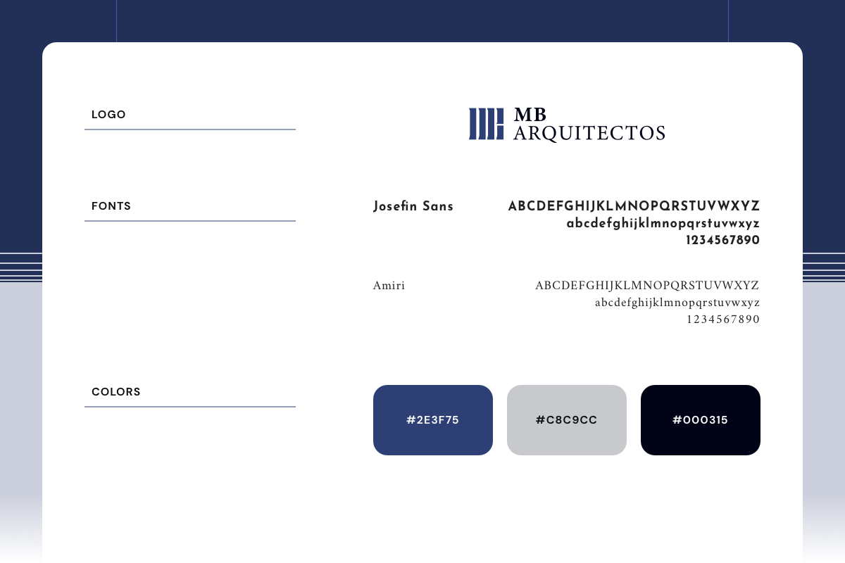 Alvizúl. Branding of MB Arquitectos