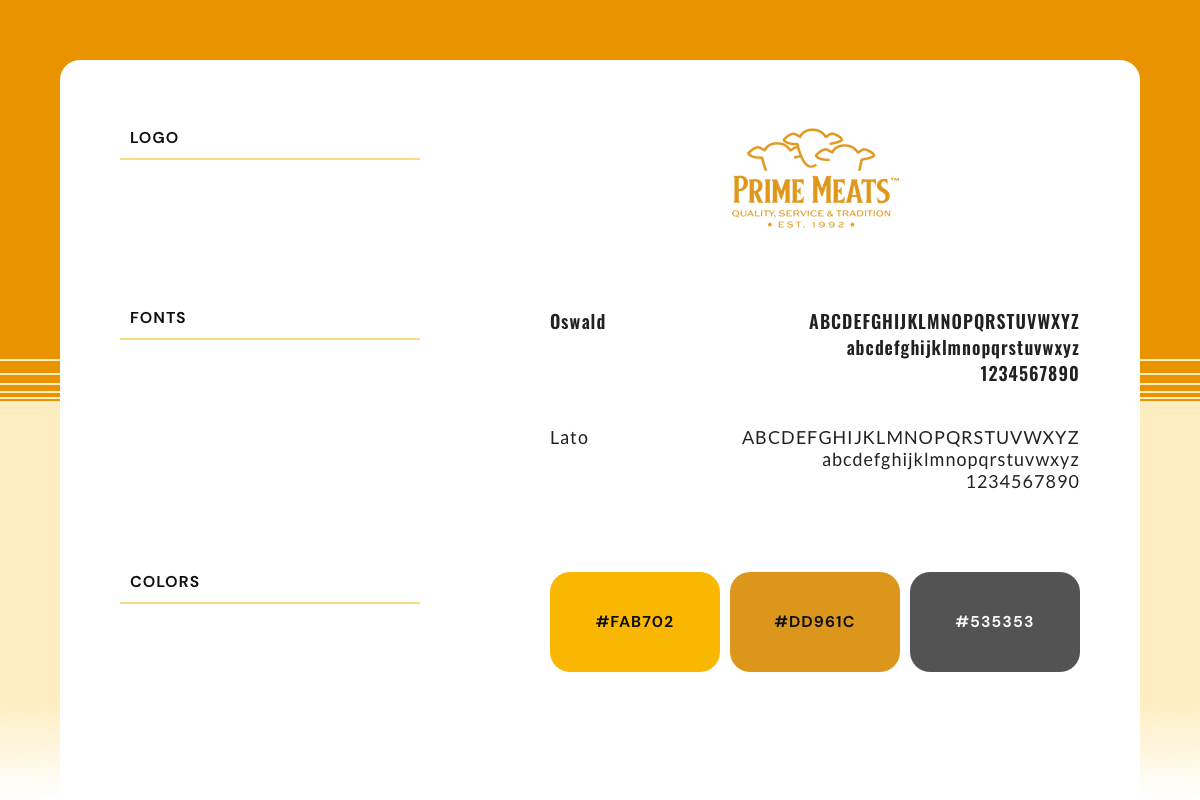 Alvizúl. Branding of Prime Meats